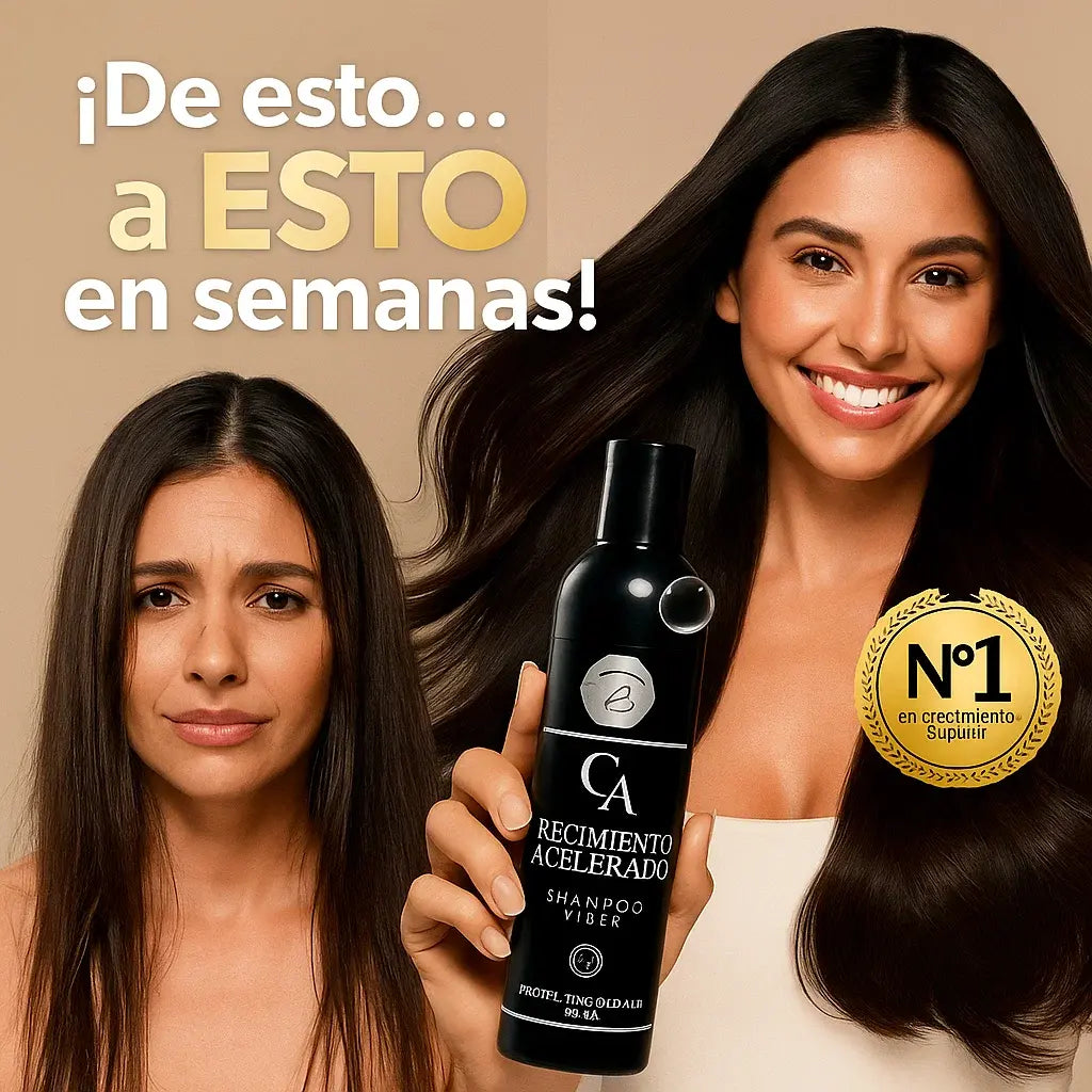 CHAMPÚ Crecimiento Acelerado – Fuerza y Volumen desde la Raíz