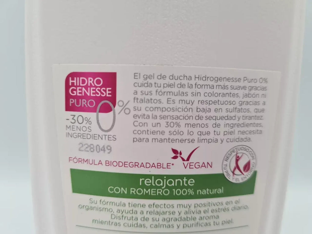 Gel de Baño y Ducha Relajante 800ml – Calma, Suavidad y Bienestar en Cada Gota