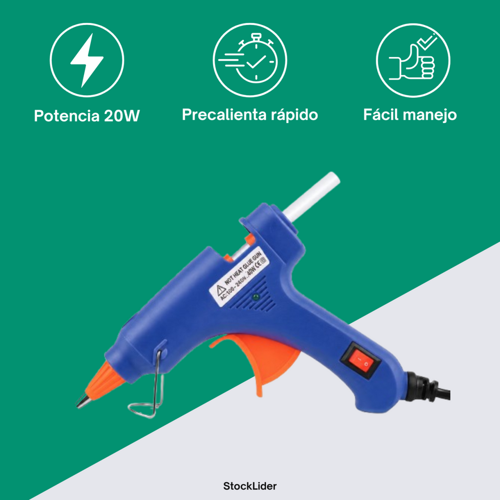 Pistola termofusible