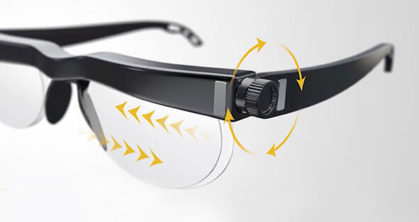 Gafas ajustables graduación instantánea autoajustable