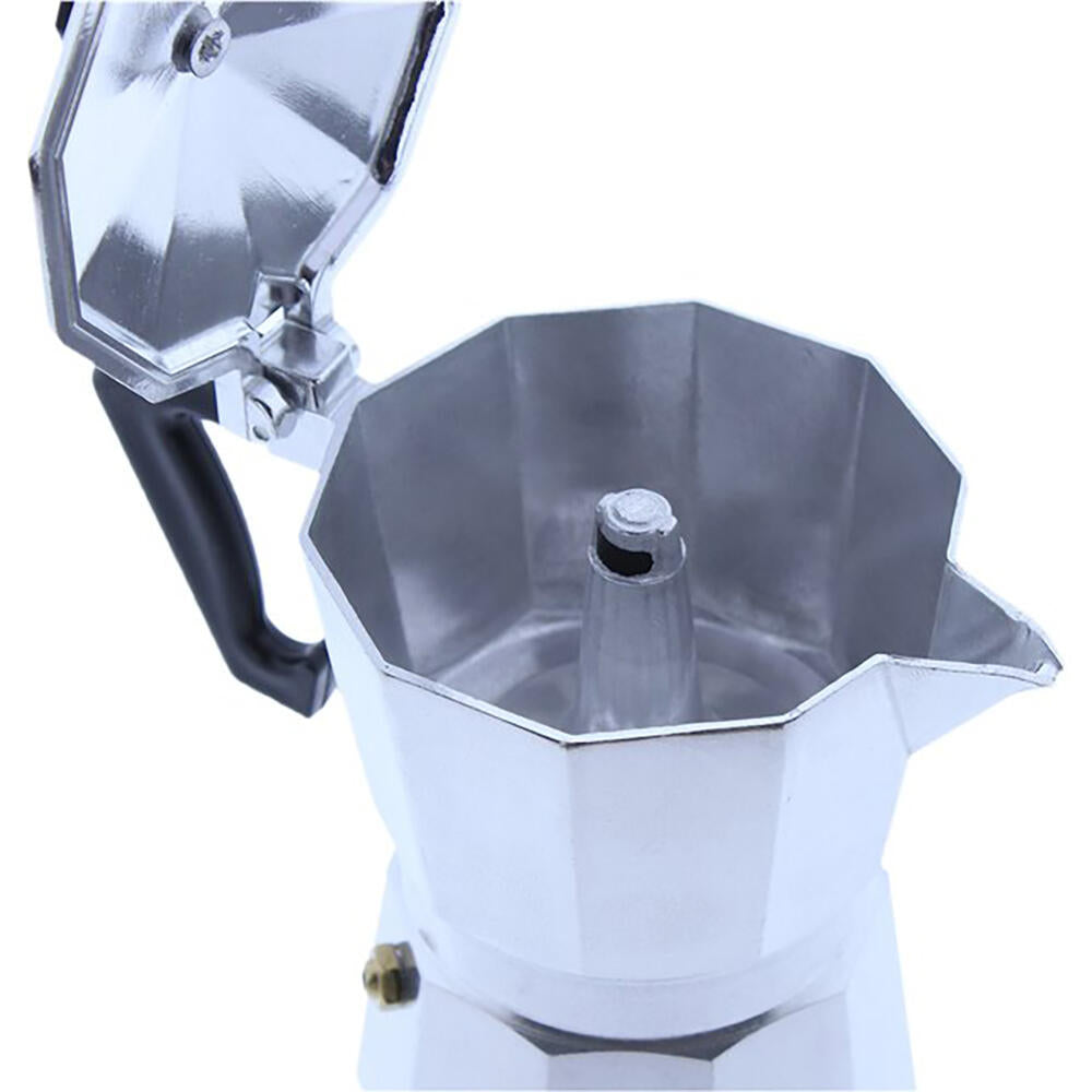 Cafetera Italiana Clásica 9 tazas mango ergonómico cocina de Inducción