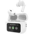 Auriculares Bluetooth 5,4 con Pantalla Táctil Cancelación de Ruido ANC+ENC, IPX7 Impermeables, Blanco