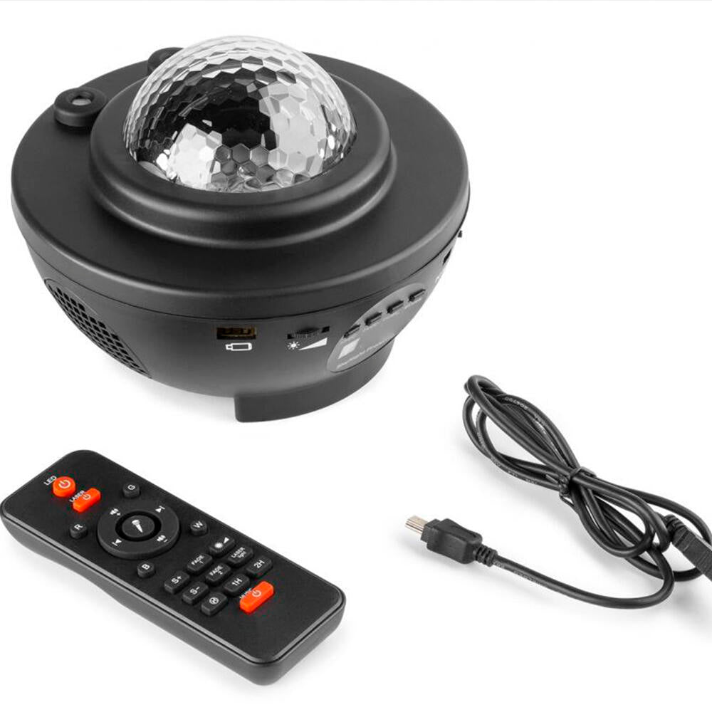 Proyector Estrellas Galaxia LED con Altavoz Bluetooth, Mando a Distancia, Temporizador y Luz Nocturna Infantil