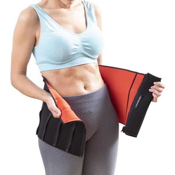 Faja negra deportiva con efecto sauna