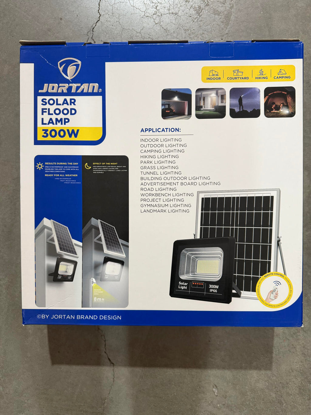 Foco Led con Placa Solar 300W