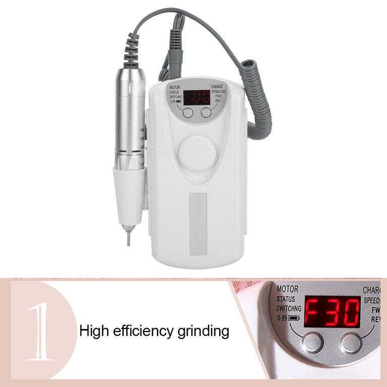 Esmaltadora de uñas 12000 RPM – Potencia Compacta para Manicuras Rápidas