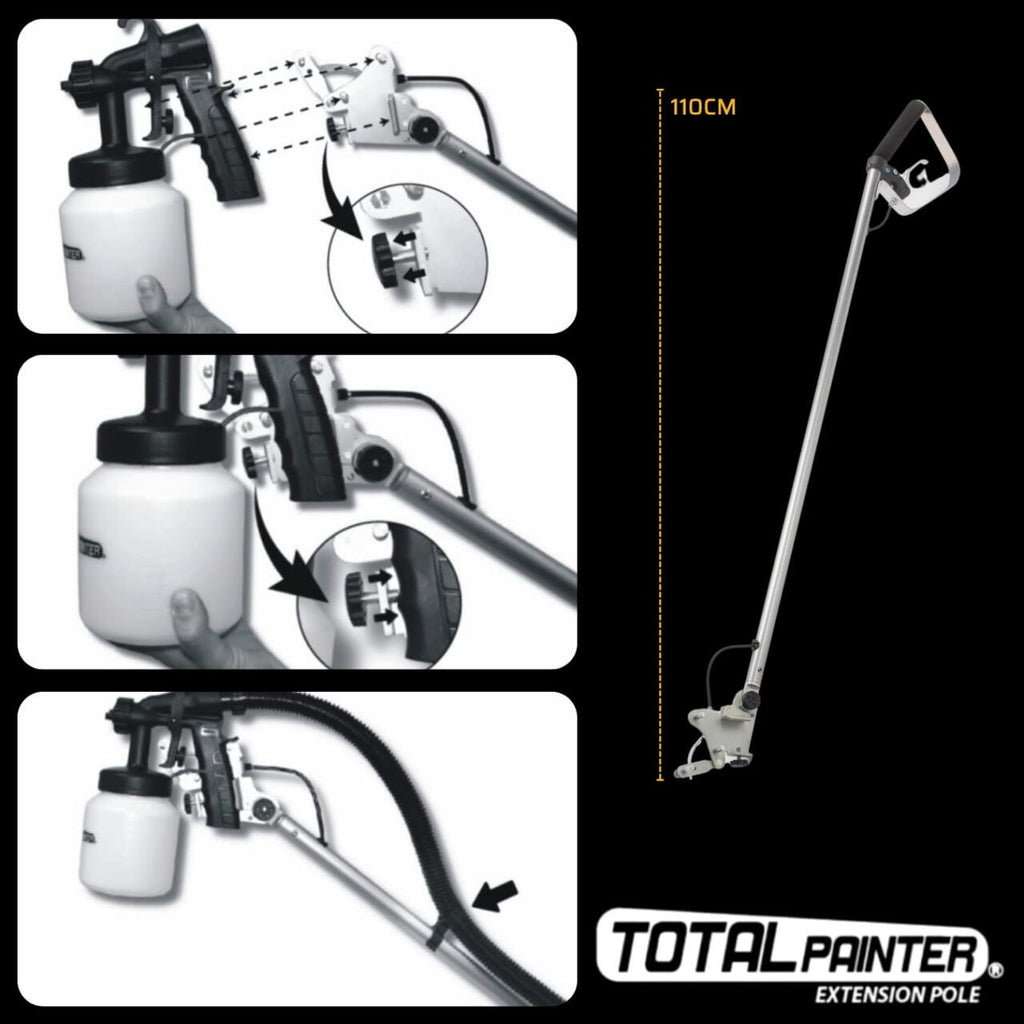 Palo extensible para pintar techos