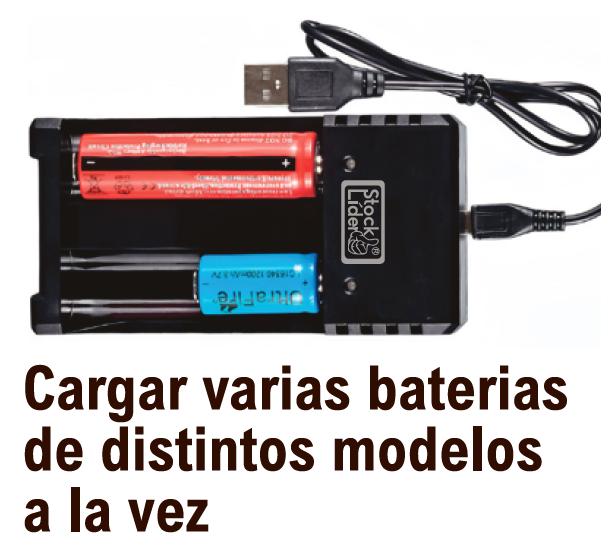 Cargador para pilas 3.7 V
