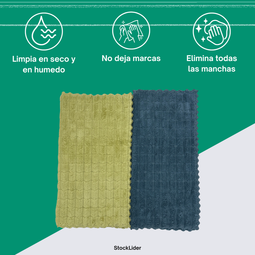 Paño de microfibra ultra absorbente