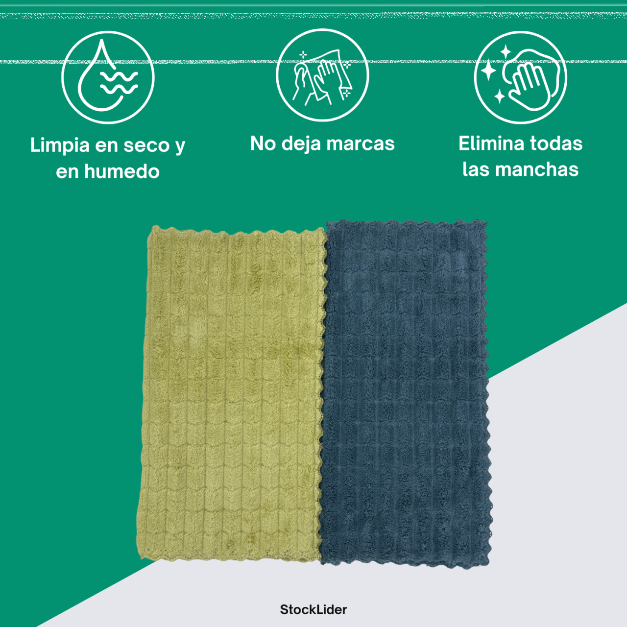 Paño de microfibra ultra absorbente