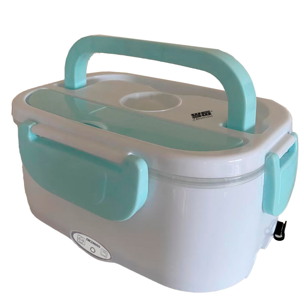 Fiambrera Tartera Táper Eléctrica Táper Para Comida Caliente en Trabajo y Coche 1,5L Fiambrera Térmica 2 en 1