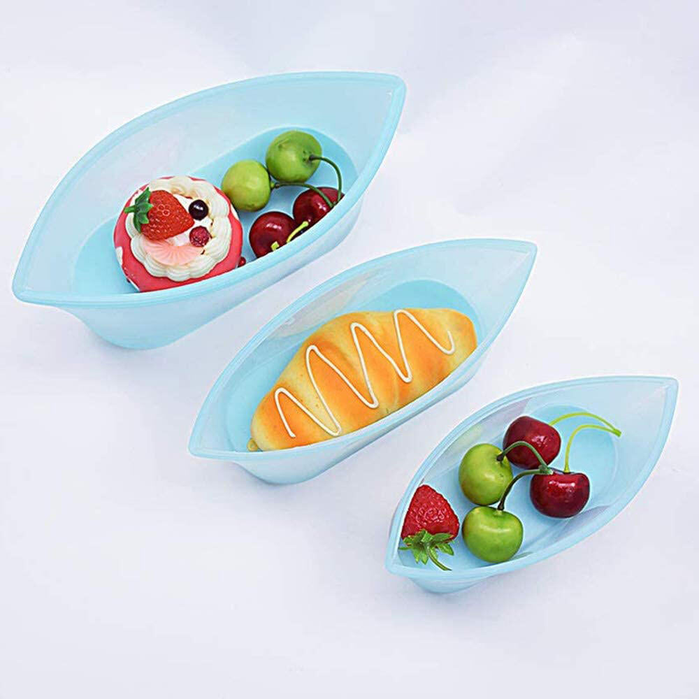 Set 8 Bolsas de Silicona para Conservar Alimentos Reutilizables