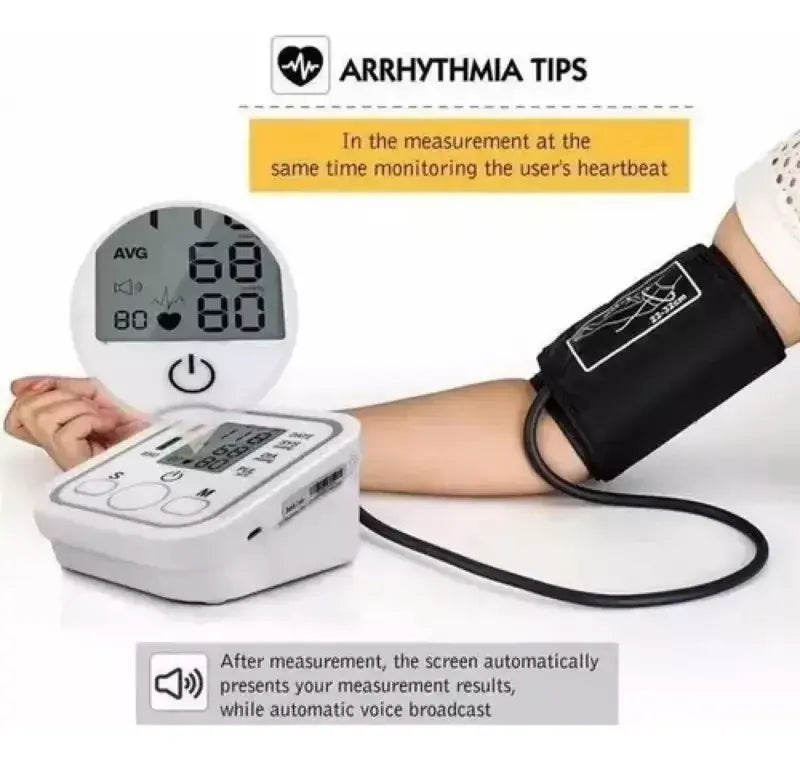 Monitor de Presión Arterial Electrónico – Control Preciso y Fácil en Casa