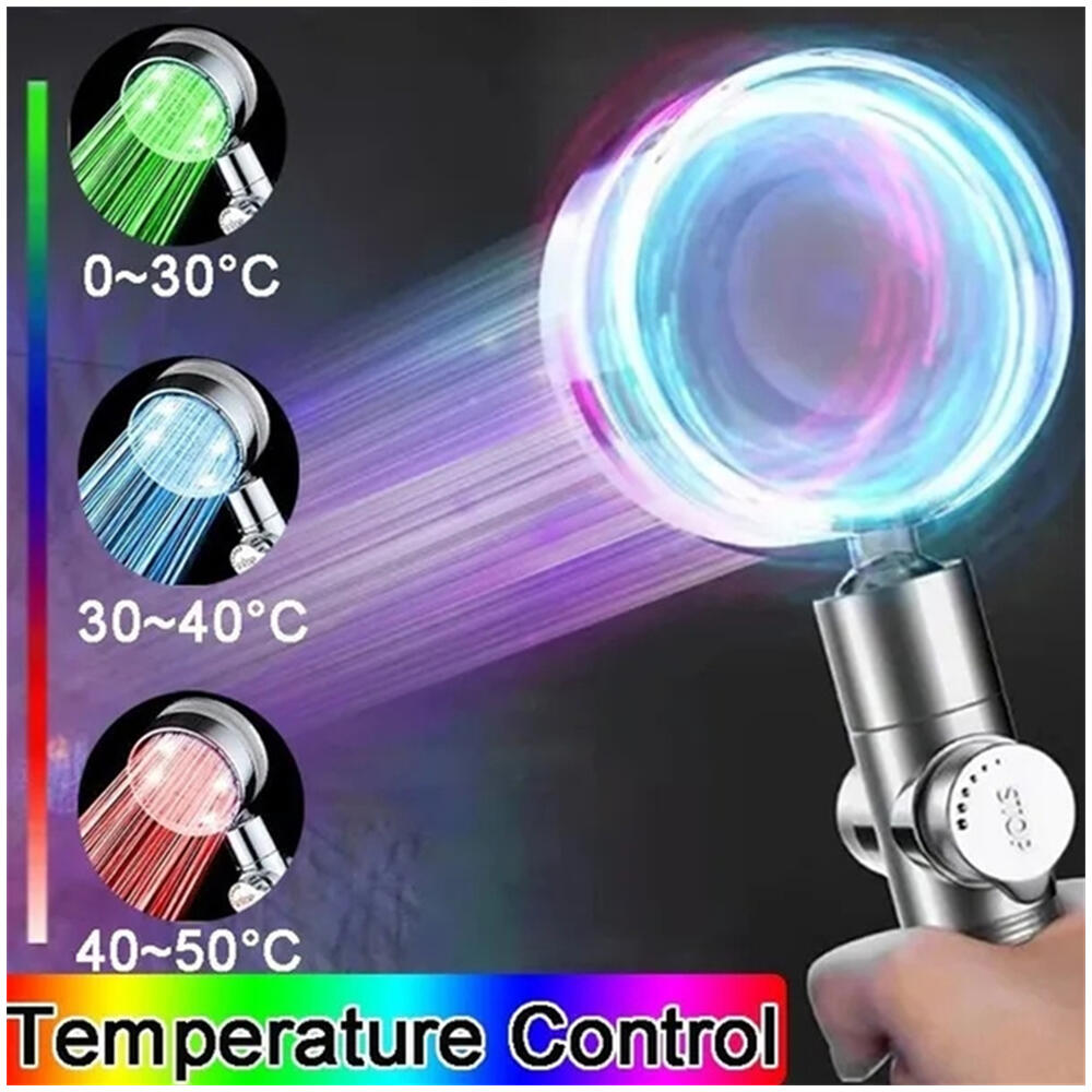 Cabezal de Ducha Con Luz Led