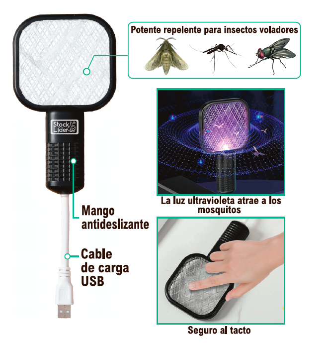 Raqueta matamosquitos