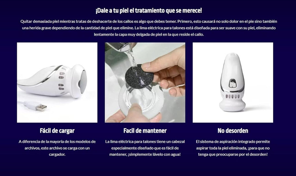Removedor de Callos Eléctrico