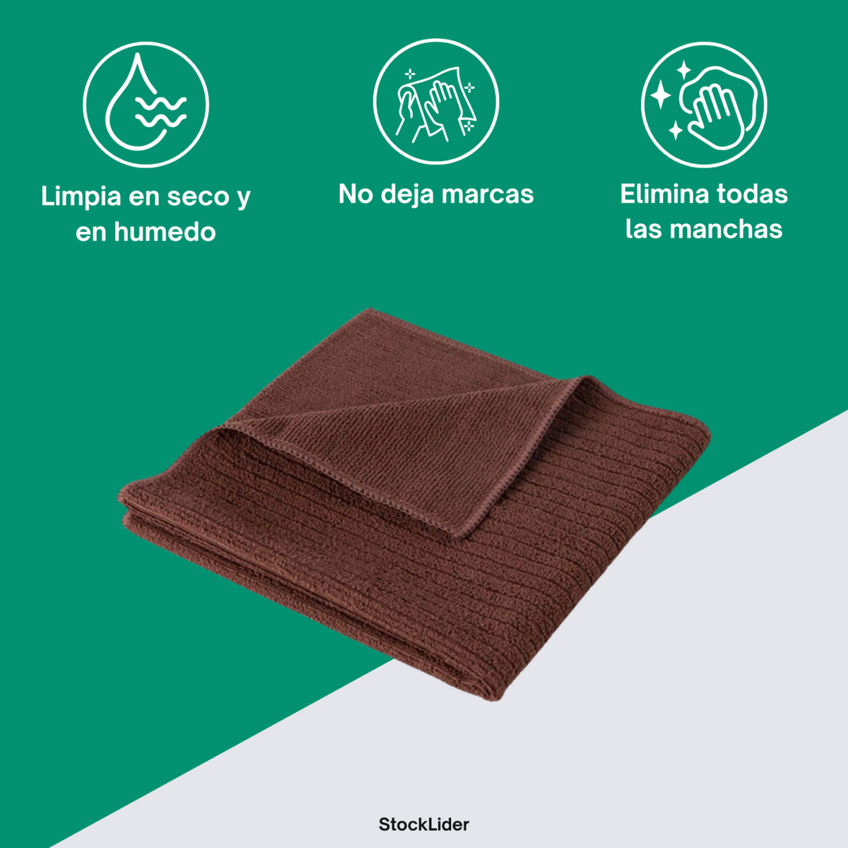 Paño de microfibra ultra absorbente