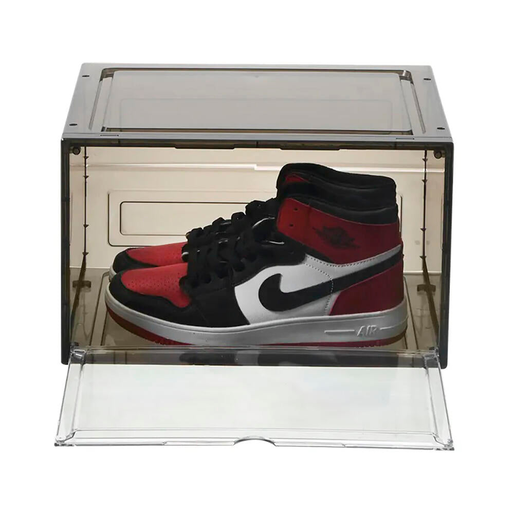 Cajas para sneakers 4 unidades, plegable, para tallas de hasta 46 MAGNÉTICO TRASLUCIDO