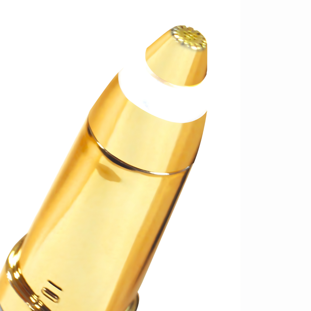 Depilador de Cejas de Precisión con Cabezal de Oro de 18K