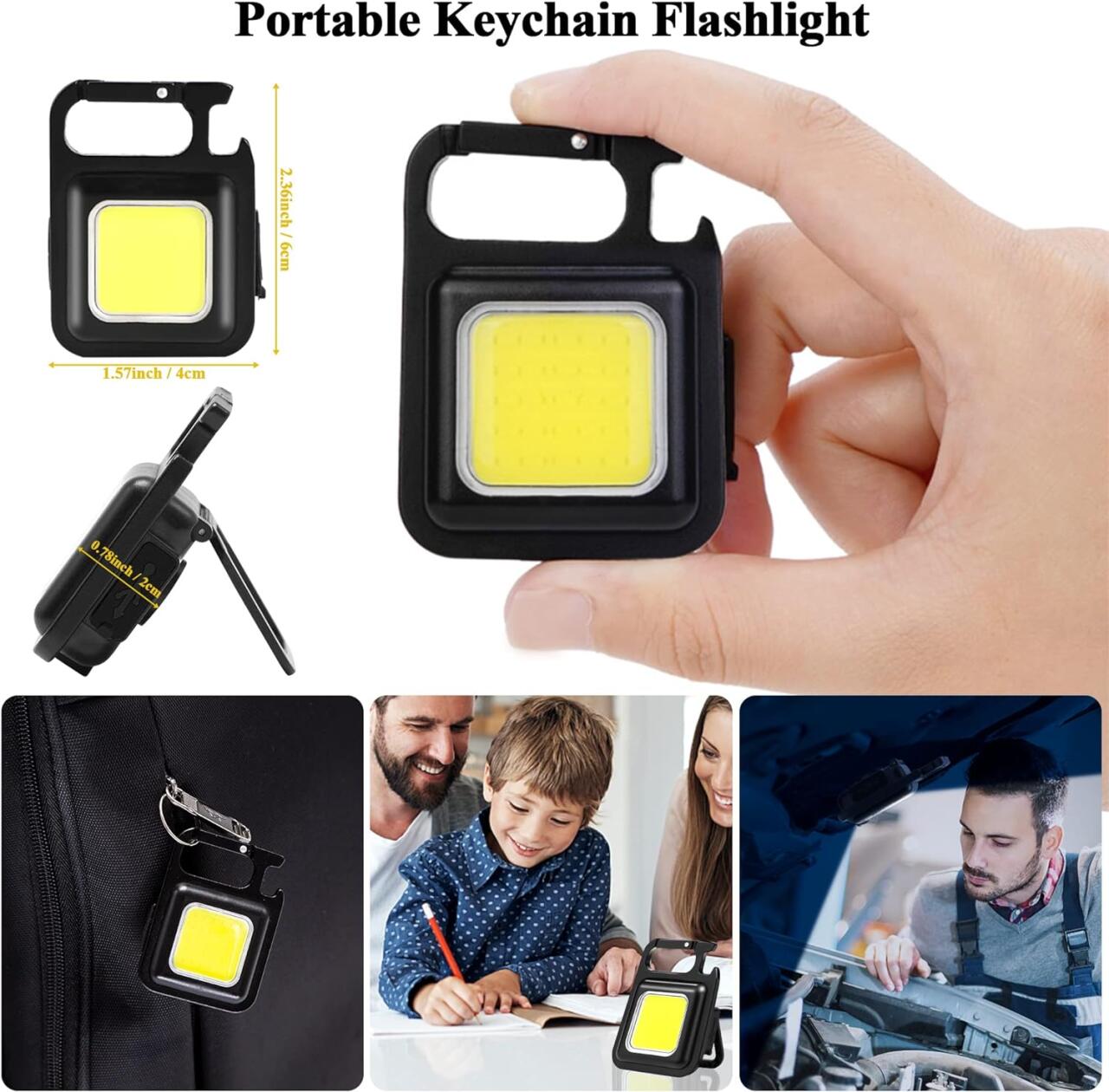Mini linterna LED COB