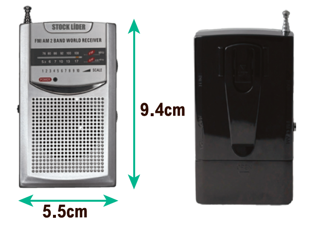 Radio am-fm portátil