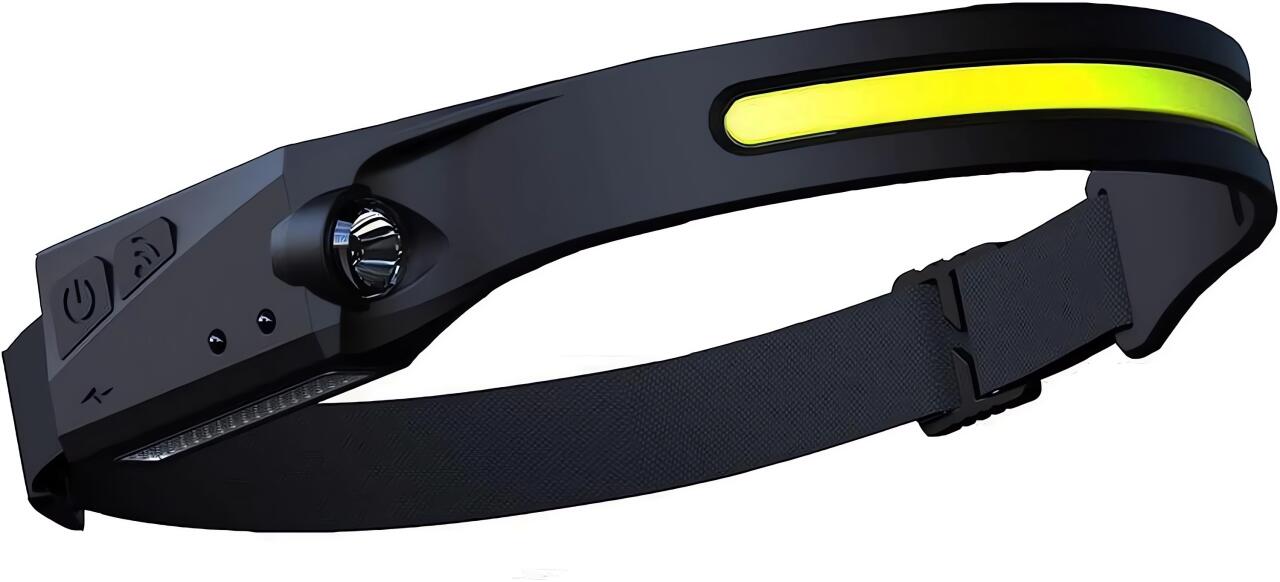 Linterna Cabeza Sensor con Luz Emergencia