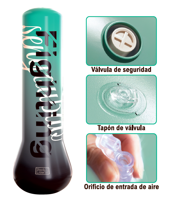 Saco de boxeo hinchable