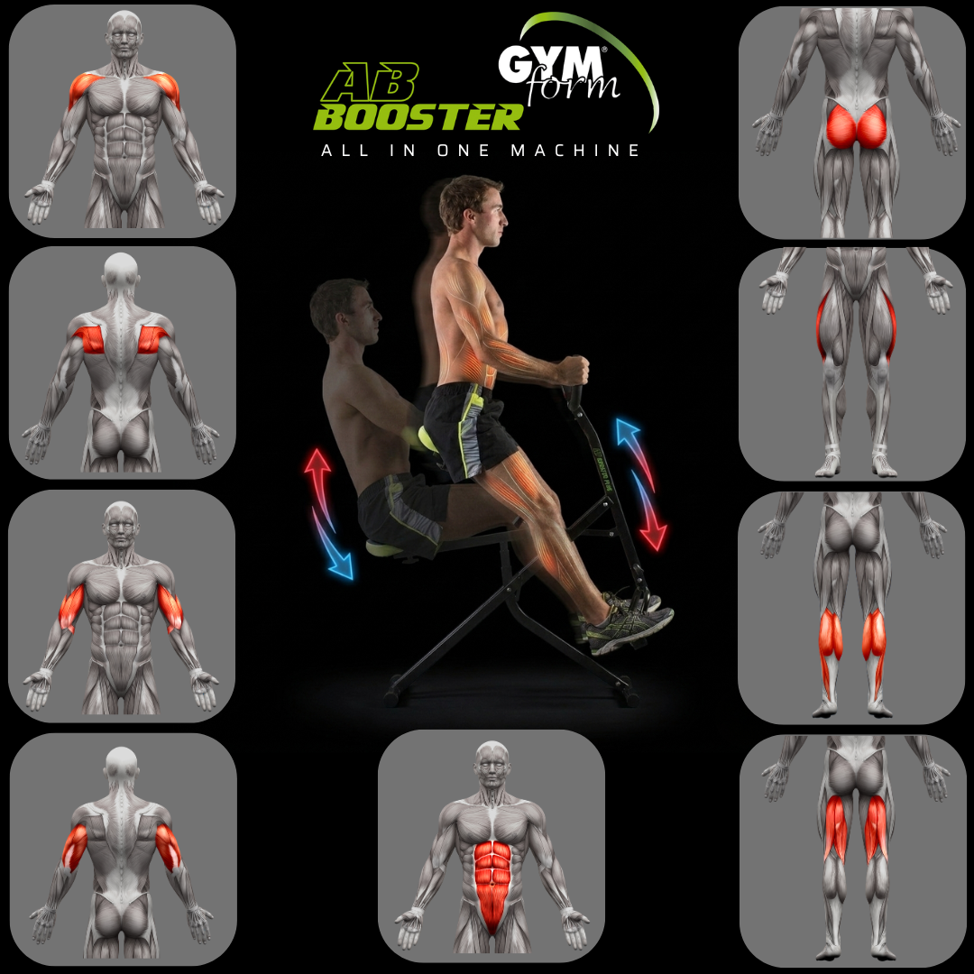 Equipo de Musculación y abdominales - AB Booster Plus