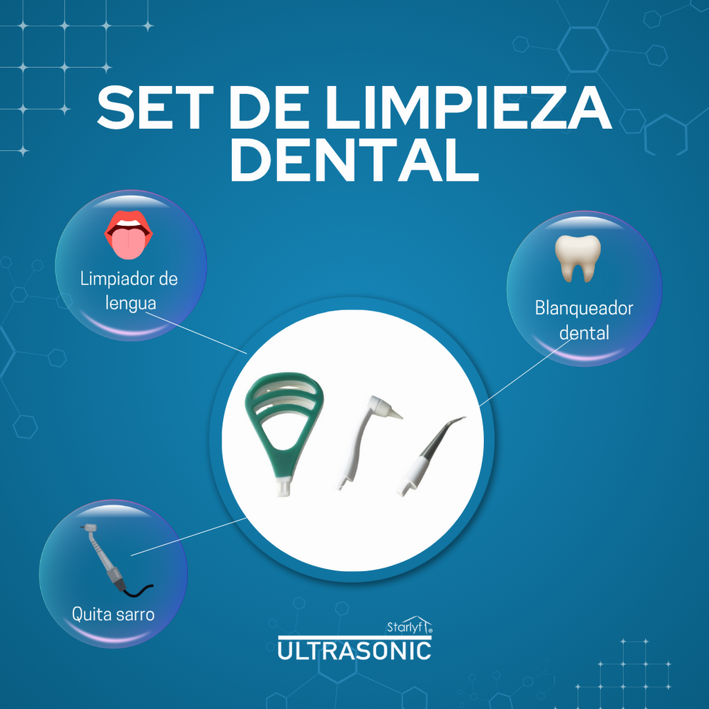 Limpiador Dental con Vibración de Alta Frecuencia - Blanqueador Dental