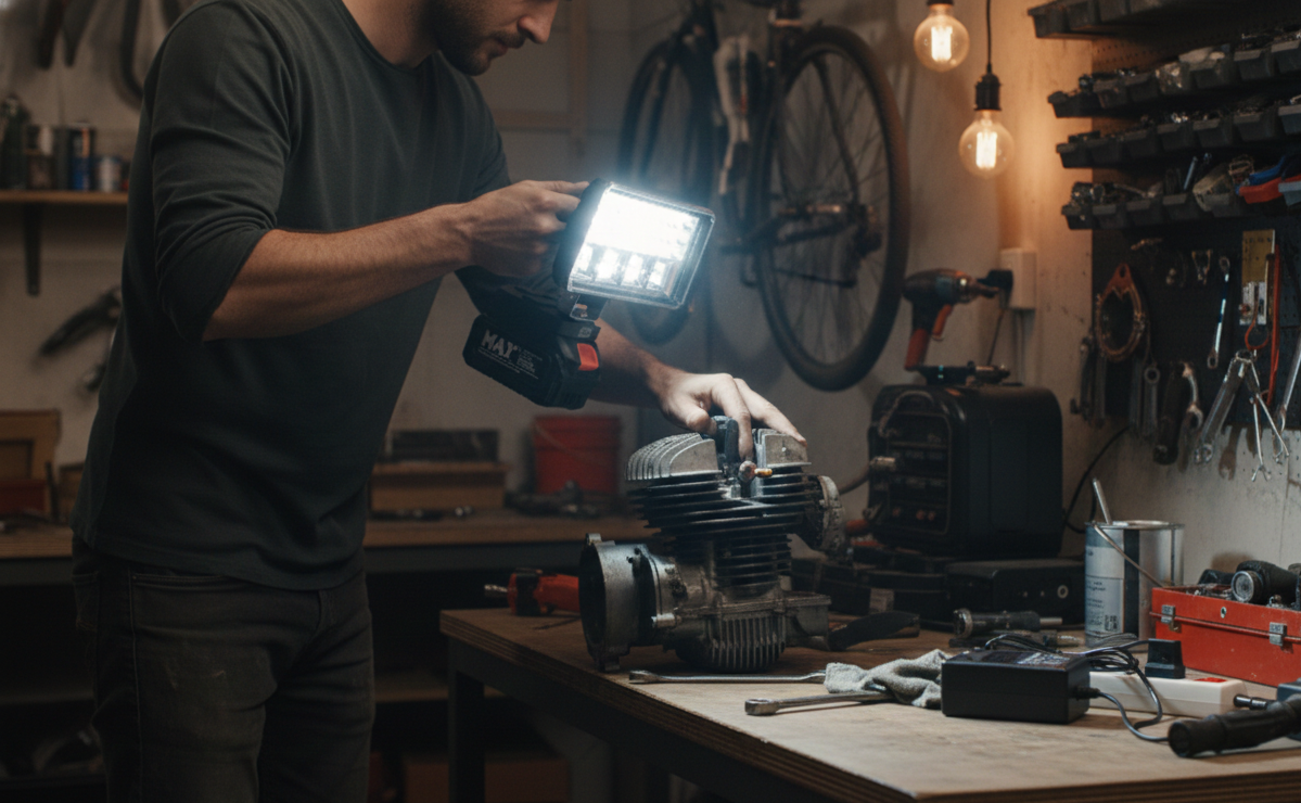 Foco Led Solar con Batería