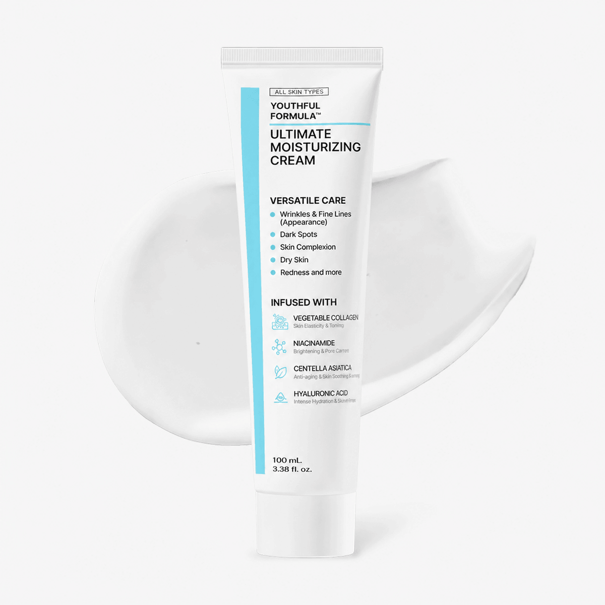 Crema Hidratante de colágeno y niacinamida 100ml – Nutrición Profunda y Piel Radiante