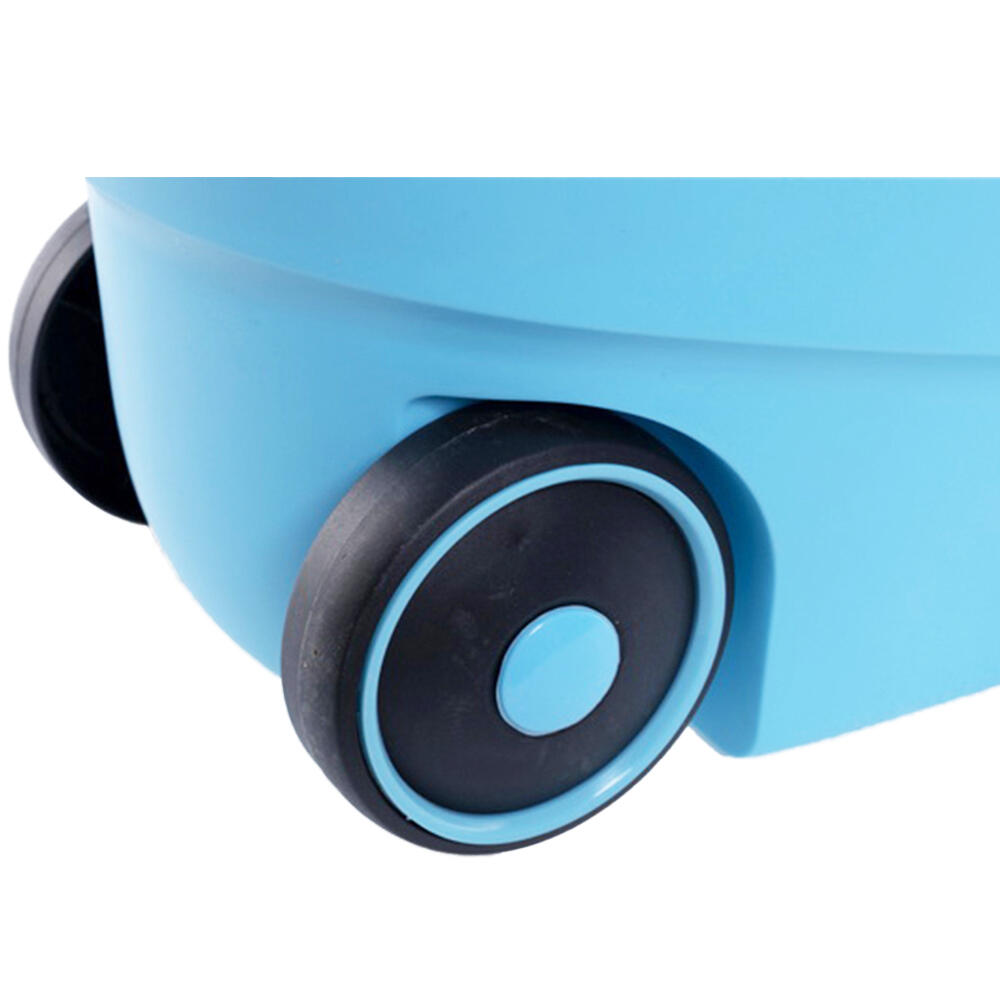 Fregona Mopa Giratoria 360 ° con 2 Cabezales de Mopas Cubo Con Ruedas