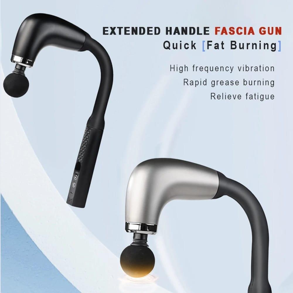 Pistola de masaje muscular en forma de U