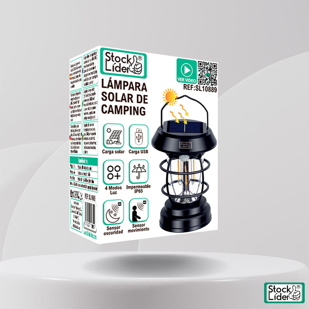 Lámpara solar de camping