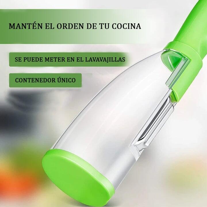 Pelador con Contenedor
