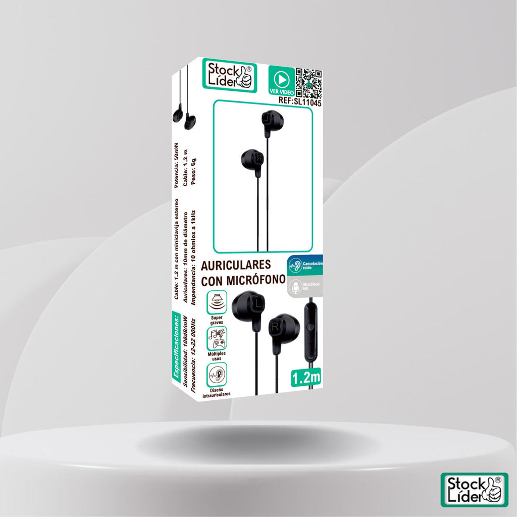 Auriculares con micrófono