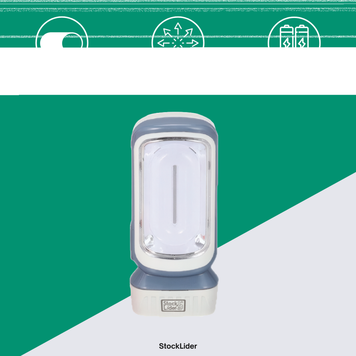 Linterna led doble 5w 500lm