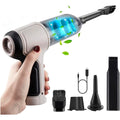 Aspirador de Mano Inalámbrico 4 en 1 con Soplador y Compresor, USB, para Hogar y Coche