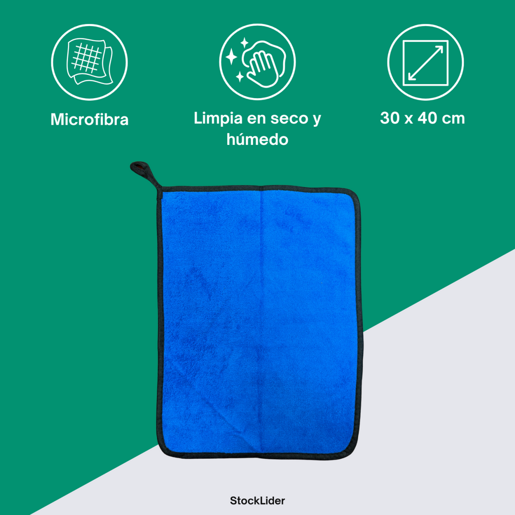 Paño de microfibra ultra absorbente 30x40cm