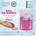 Sal de Baño Aromatherapy Rosa 200g – Belleza, Relajación y Aroma Floral para el Alma