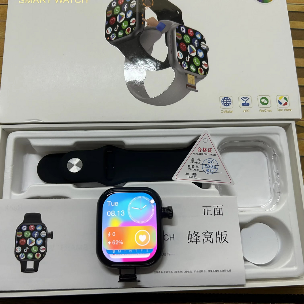Smartwatch CD20 con ranura SIM para llamadas independientes.