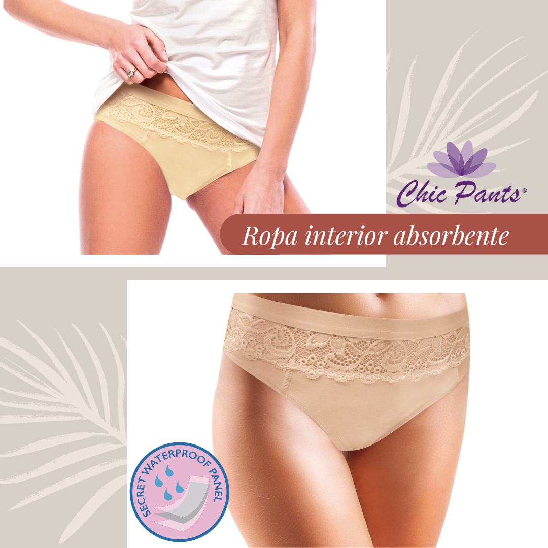 Bragas menstruales de protección discreta contra fugas leves de orina, menstruación ligera o postparto.
