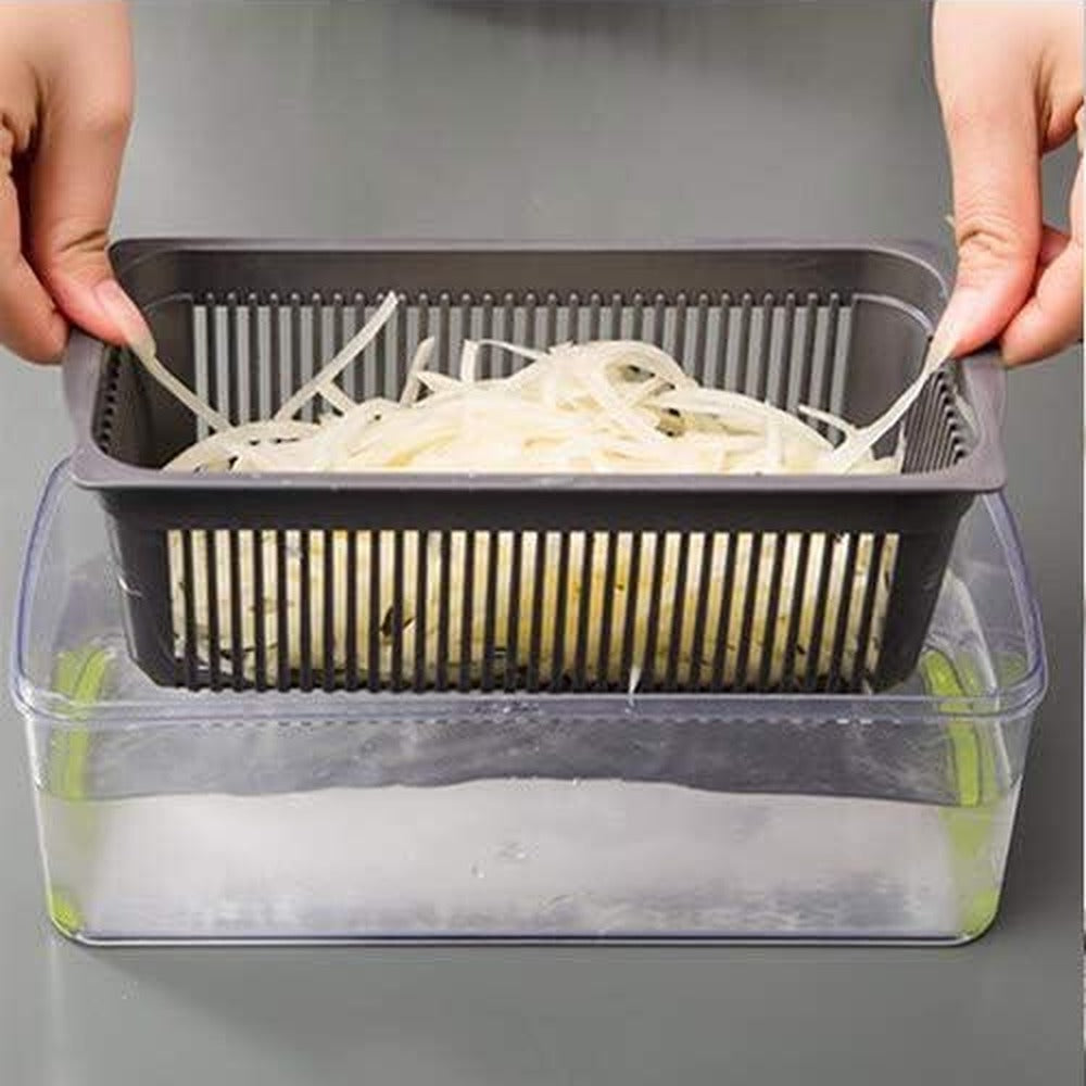 cesta escurridora dentro del recipiente · ref. 32019