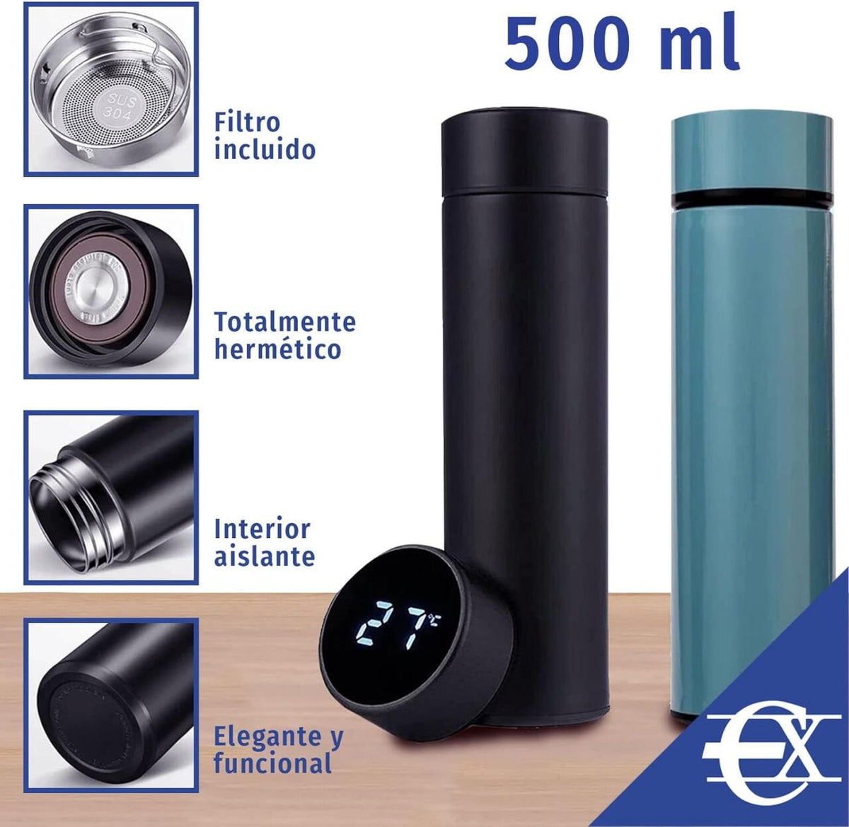 Termo Frio y Calor Lector de Temperatura