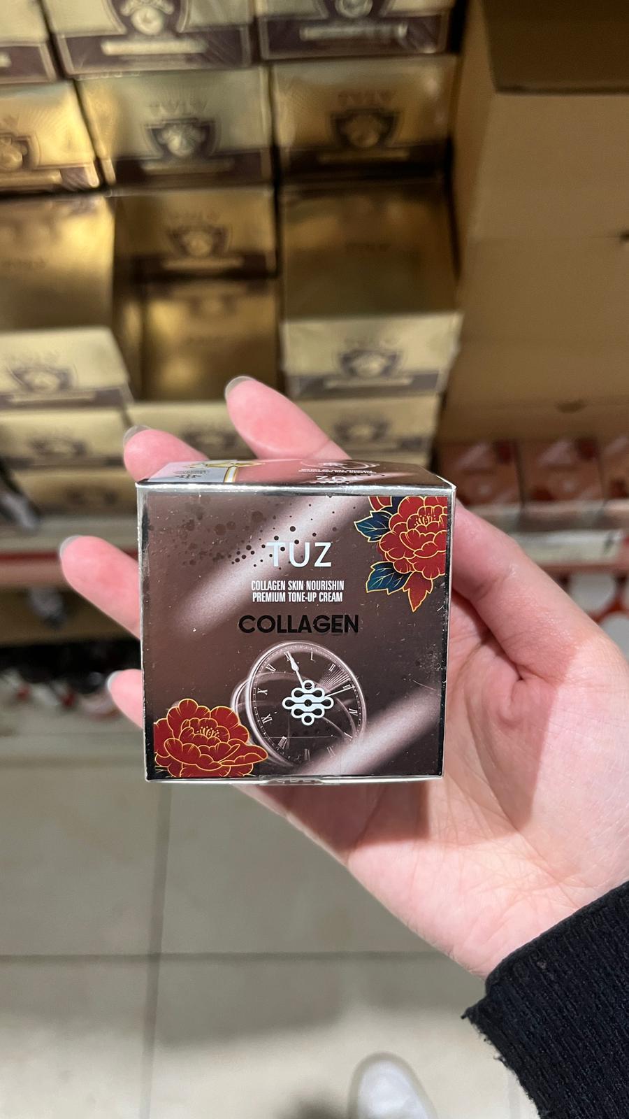 Crema Reafirmante Anti-edad con Colageno y Extracto de Perla 70gr. Tuz