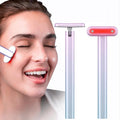 Masajeador Facial 4 en 1 con Luz Roja LED – El Secreto de un Rostro Radiante