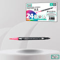 Rotulador doble punta 24pcs