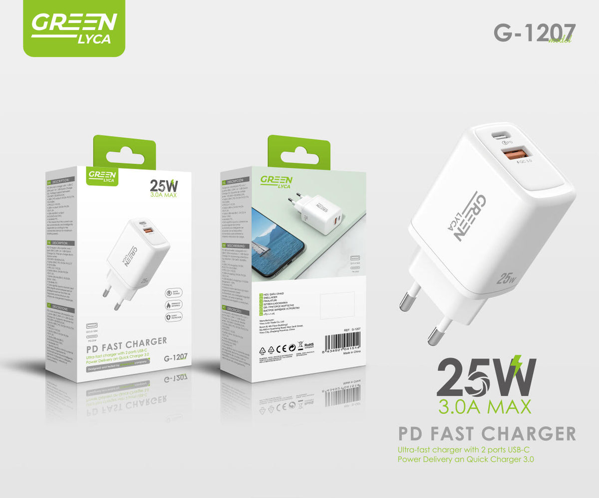 Cargador 25W PD