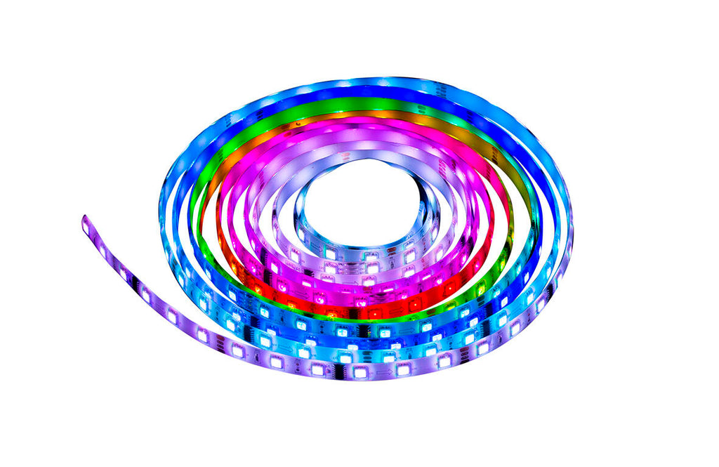 Tira LED regulable de 16 colores, a prueba de agua y con control remoto incluido