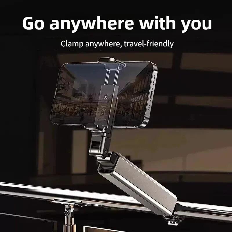 Soporte de móvil de aluminio para viaje